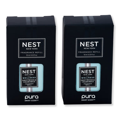 NEST New York NEST New York Driftwood & Chamomile Refill Duo for Pura Smart Home Fragrance Diffuser Candles & Diffusers 0.33 fl oz 2 Ct 