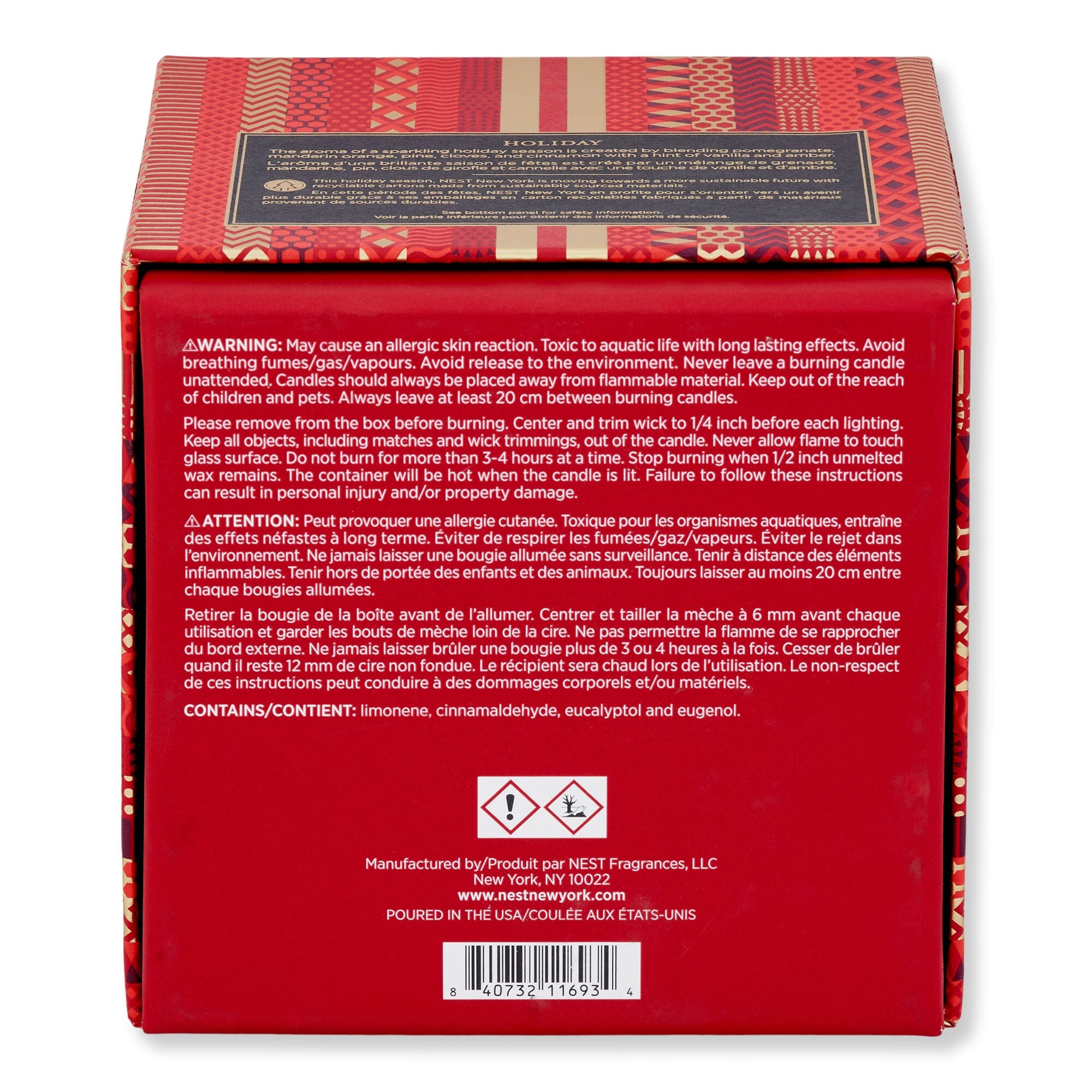 NEST New York NEST New York Holiday 3-Wick Candle Candles & Diffusers 