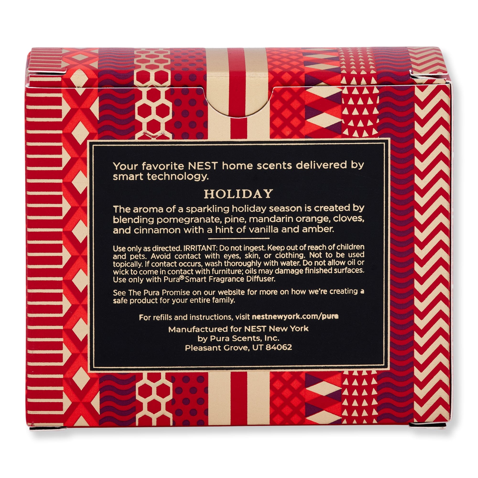 NEST New York NEST New York Holiday Refill Duo for Pura Smart Home Fragrance Diffuser 0.33 fl oz 2 Ct Candles & Diffusers 