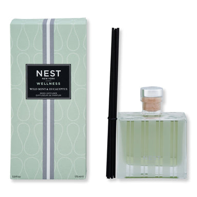 NEST New York NEST New York Wild Mint & Eucalyptus Reed Diffuser 5.9 fl oz 175 ml Candles & Diffusers 