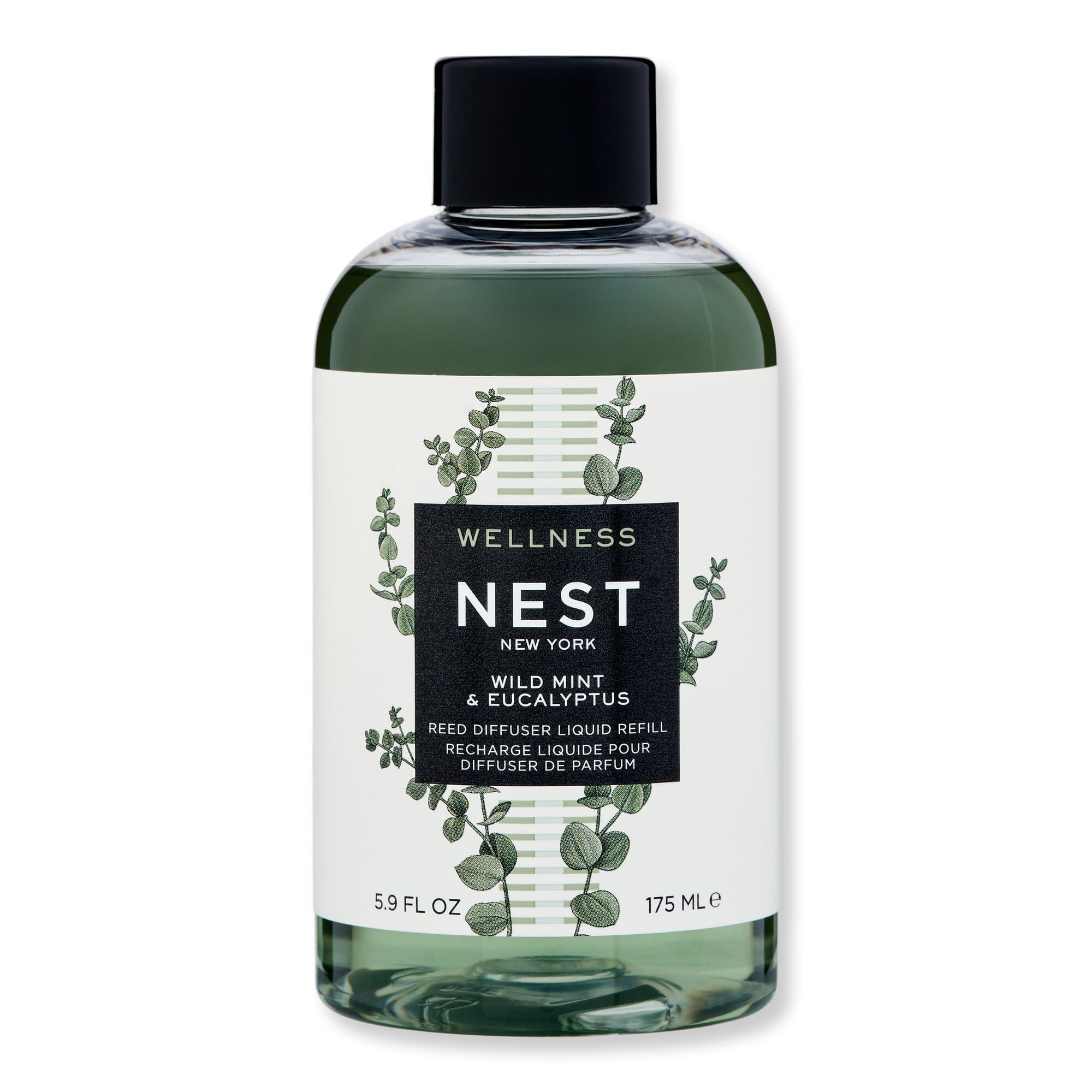 NEST New York NEST New York Wild Mint & Eucalyptus Reed Diffuser Candles & Diffusers Refill 5.9 fl oz / 175 ml 