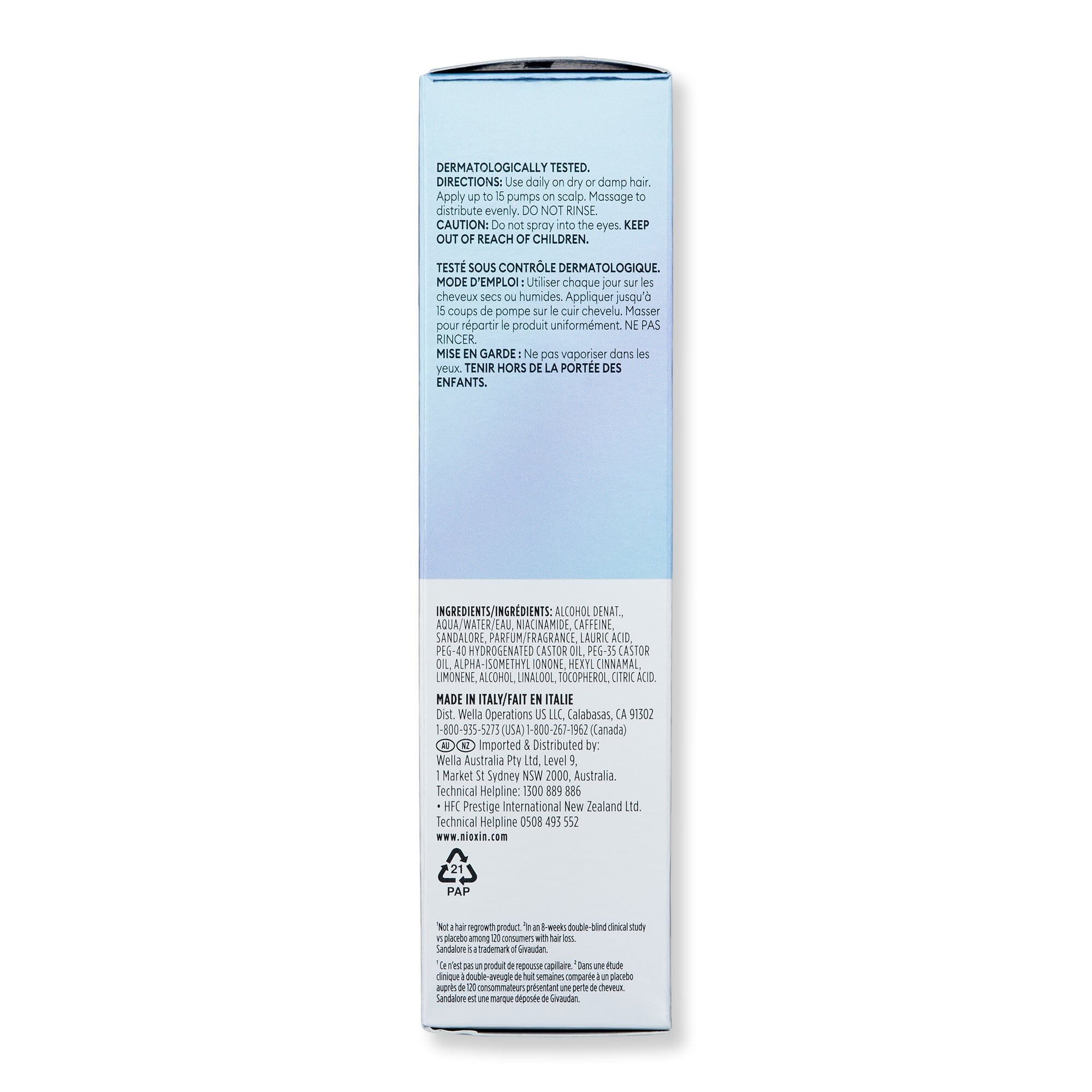 Nioxin Nioxin Hair Fall Defense Serum Serums 