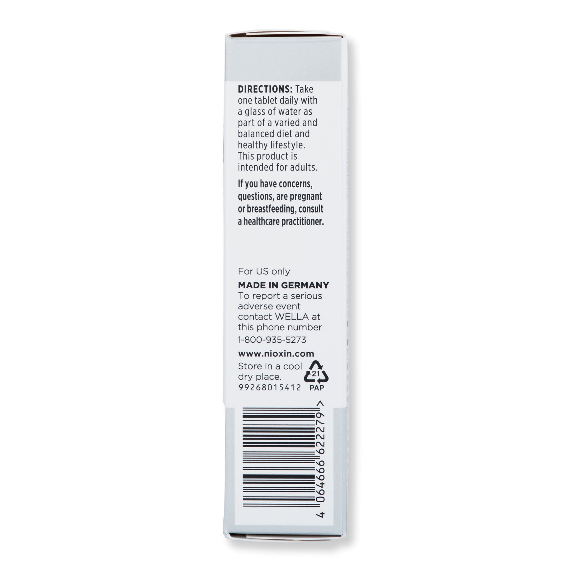 Nioxin Nioxin Hair Growth Supplements 30 Ct Wellness Supplements 