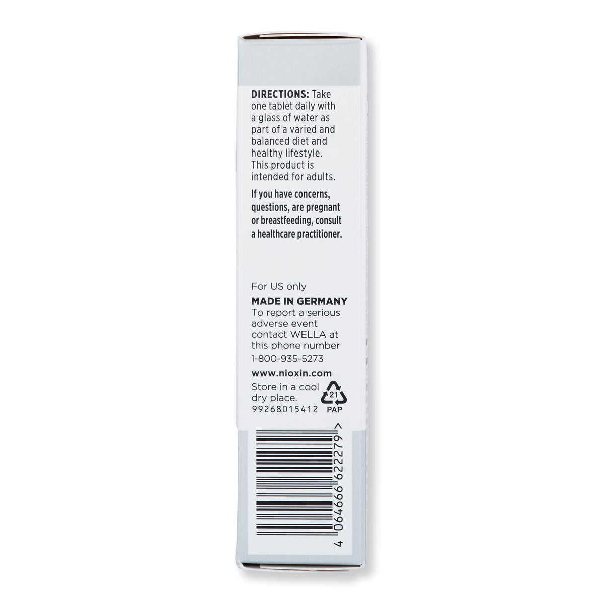 Nioxin Nioxin Hair Growth Supplements Wellness Supplements 