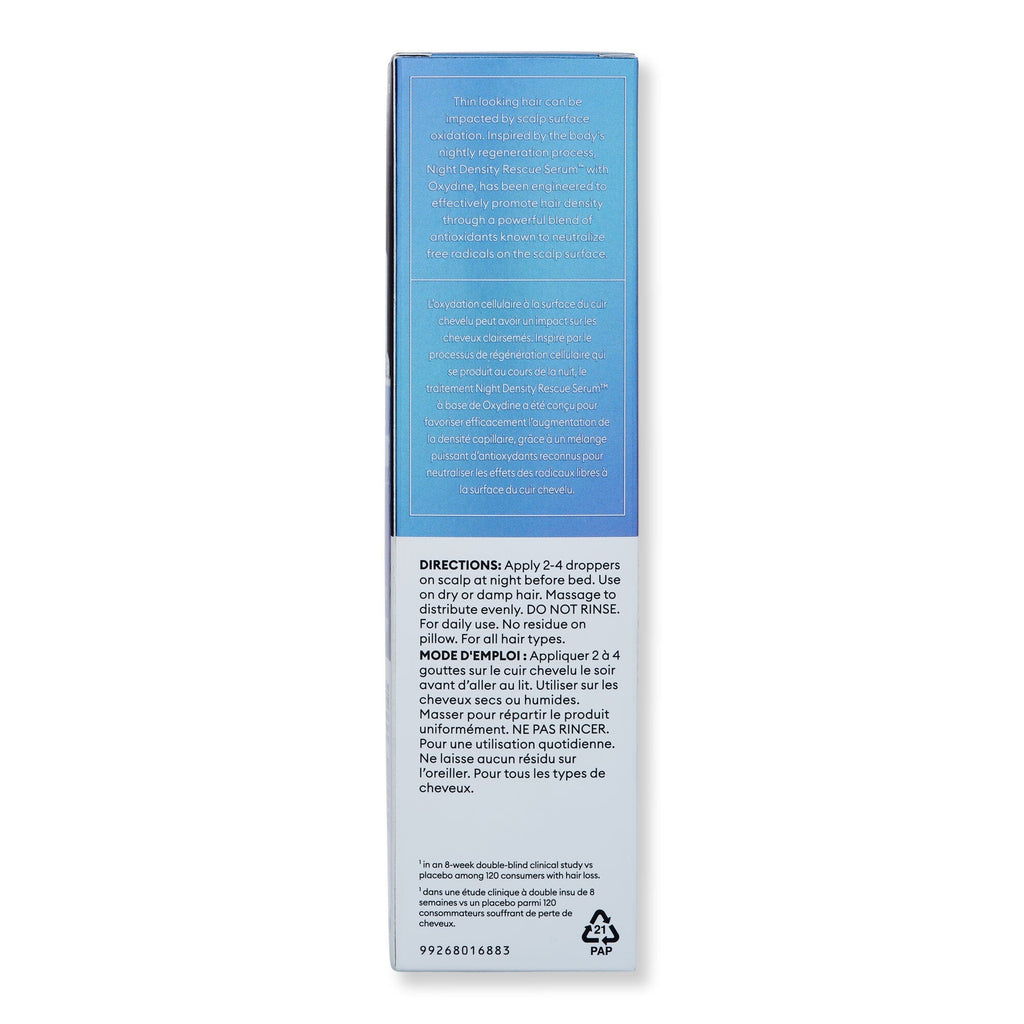 Nioxin Nioxin Night Density Rescue Serum Hair & Scalp Repair 