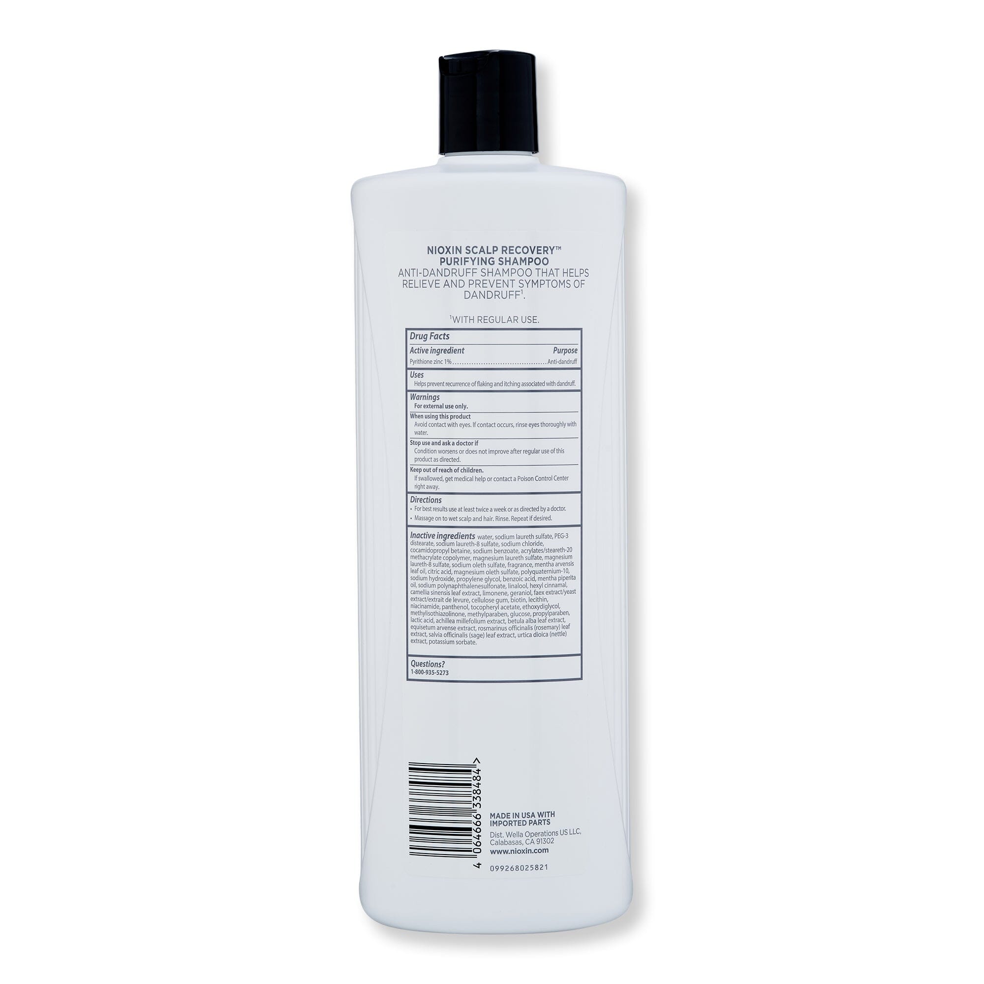 Nioxin Nioxin Scalp Recovery Shampoo 33.8 oz 1000 ml Shampoos 