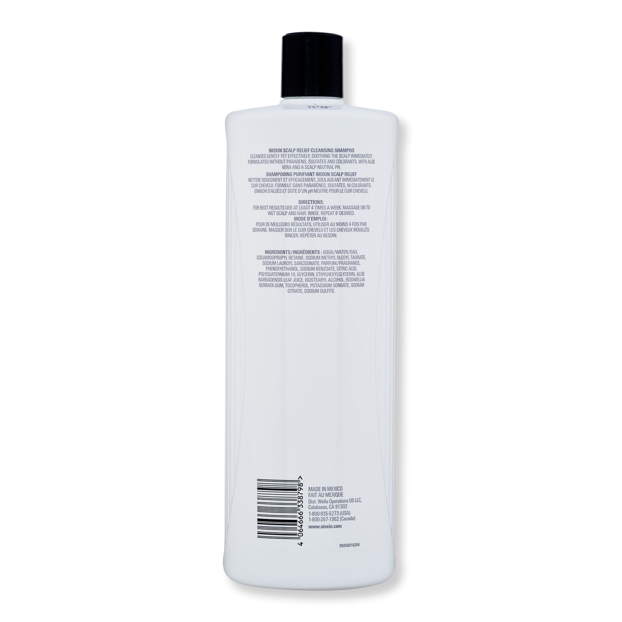 Nioxin Nioxin Scalp Relief Shampoo 33.8 oz Shampoos 