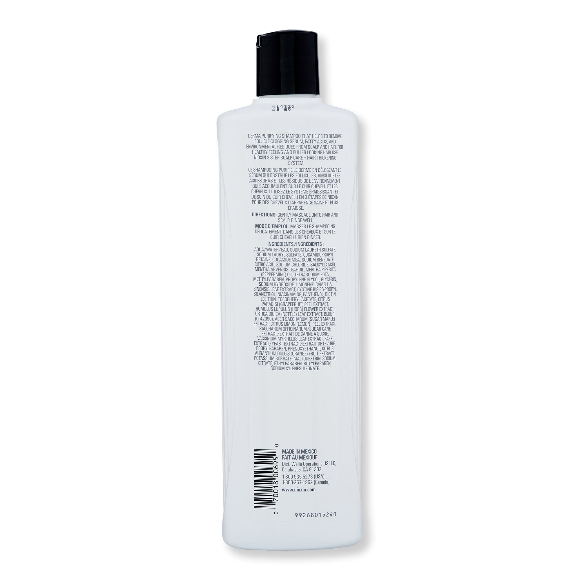 Nioxin Nioxin System 1 Cleanser 16.9 oz 500 ml Shampoos 