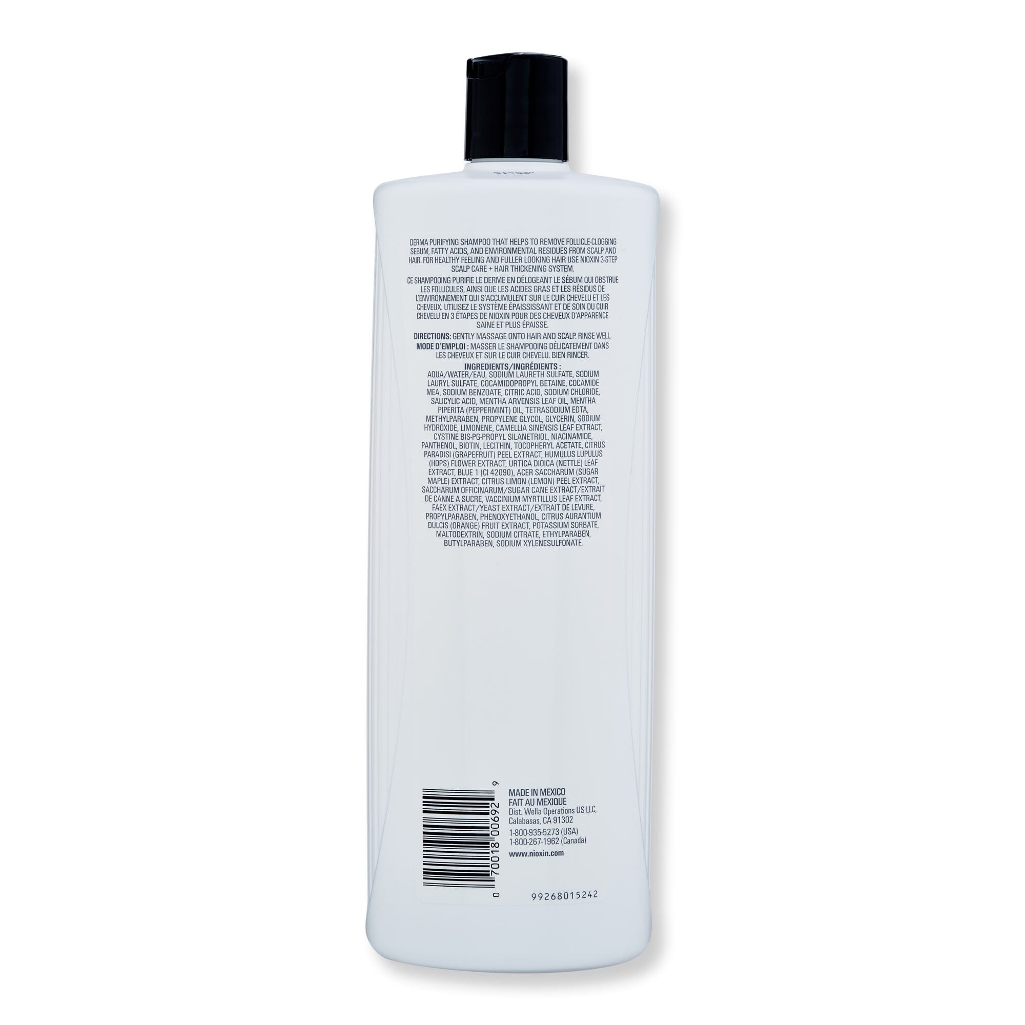 Nioxin Nioxin System 1 Cleanser 33.8 oz 1000 ml Shampoos 