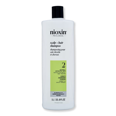 Nioxin Nioxin System 2 Cleanser 33.8 oz 1000 ml Shampoos 