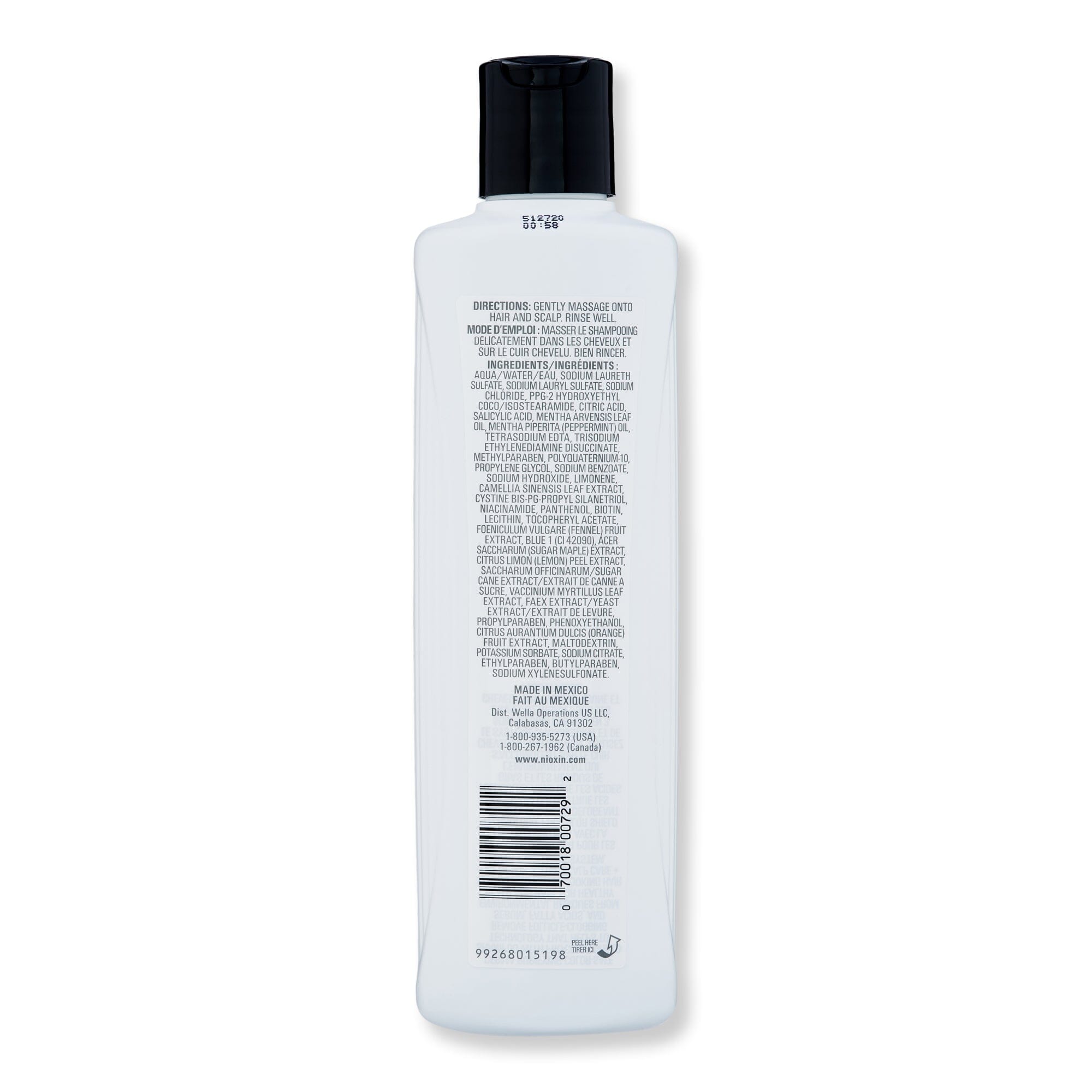 Nioxin Nioxin System 3 Cleanser 10.1 oz 300 ml Shampoos 