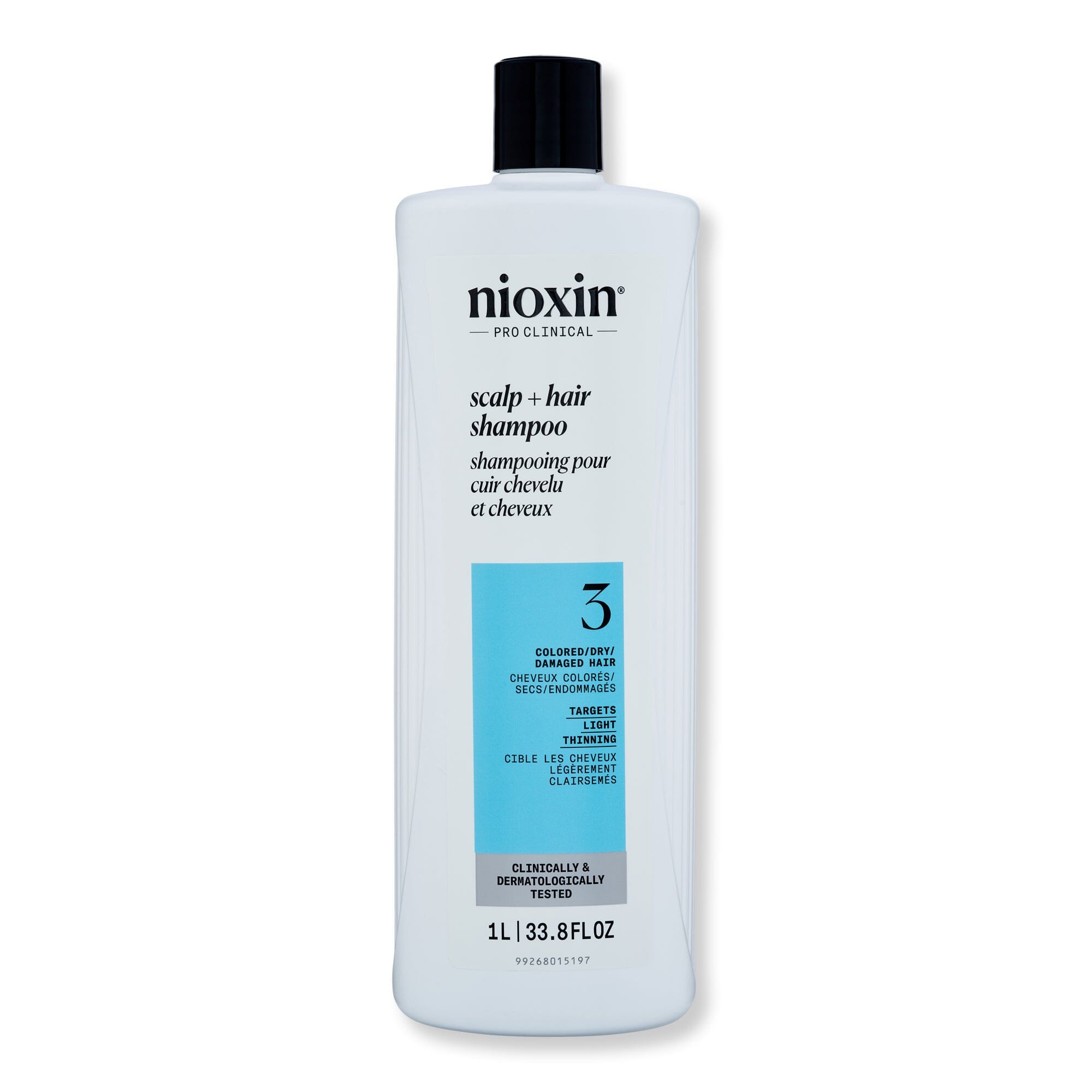 Nioxin Nioxin System 3 Cleanser 33.8 oz 1000 ml Shampoos 