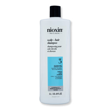 Nioxin Nioxin System 3 Cleanser 33.8 oz 1000 ml Shampoos 