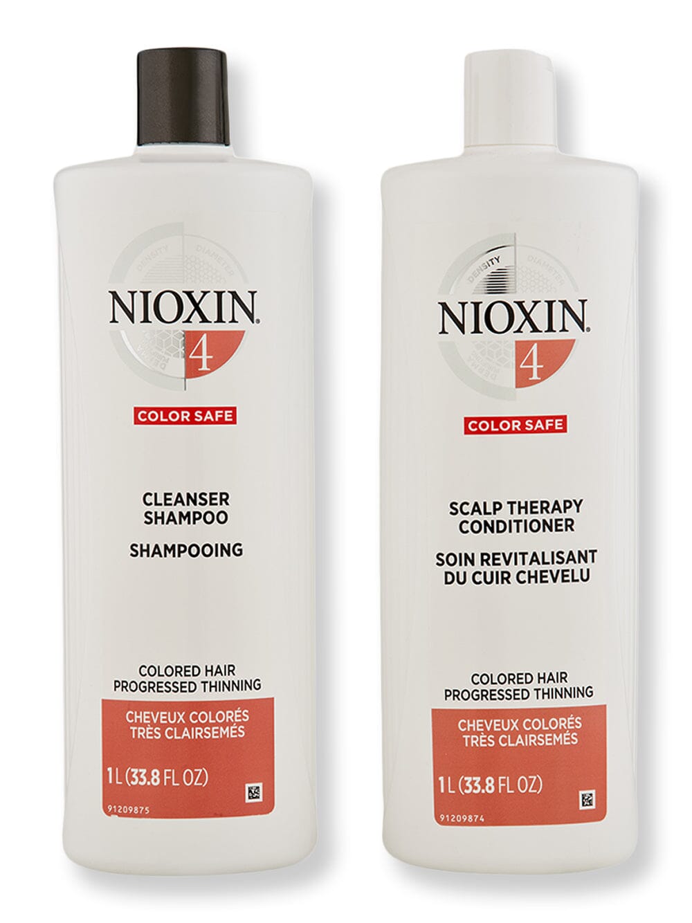 Nioxin Nioxin System 4 Cleanser & Scalp Therapy Conditioner 33.8 oz Hair Care Value Sets 