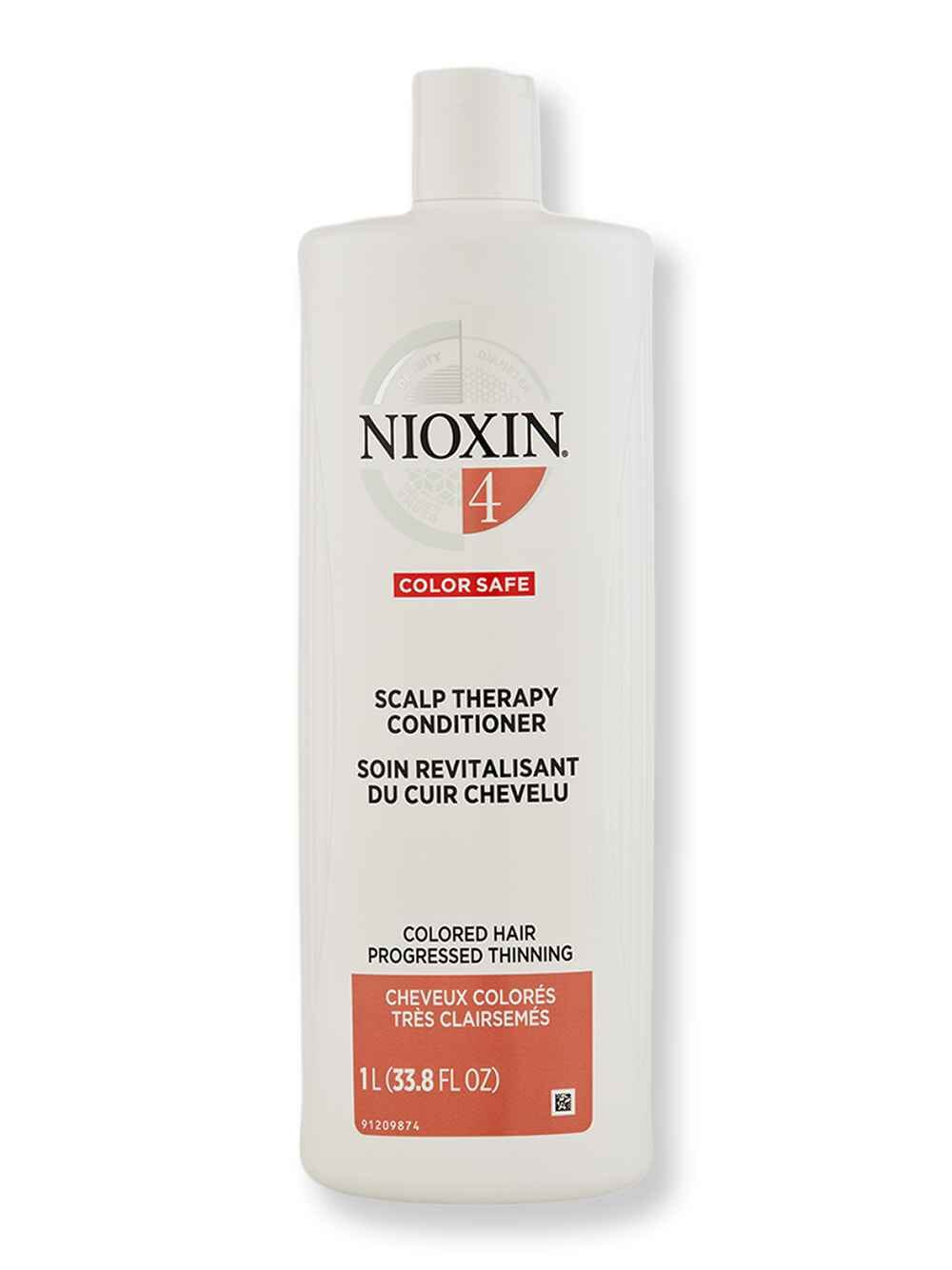 Nioxin Nioxin System 4 Scalp Therapy Conditioner 33.8 oz1000 ml Conditioners 