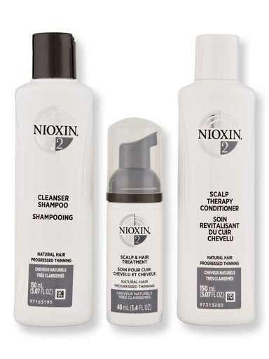 Nioxin Nioxin Trial Kit System 2 for Natural Hair with Progressed Thinning Hair & Scalp Repair 