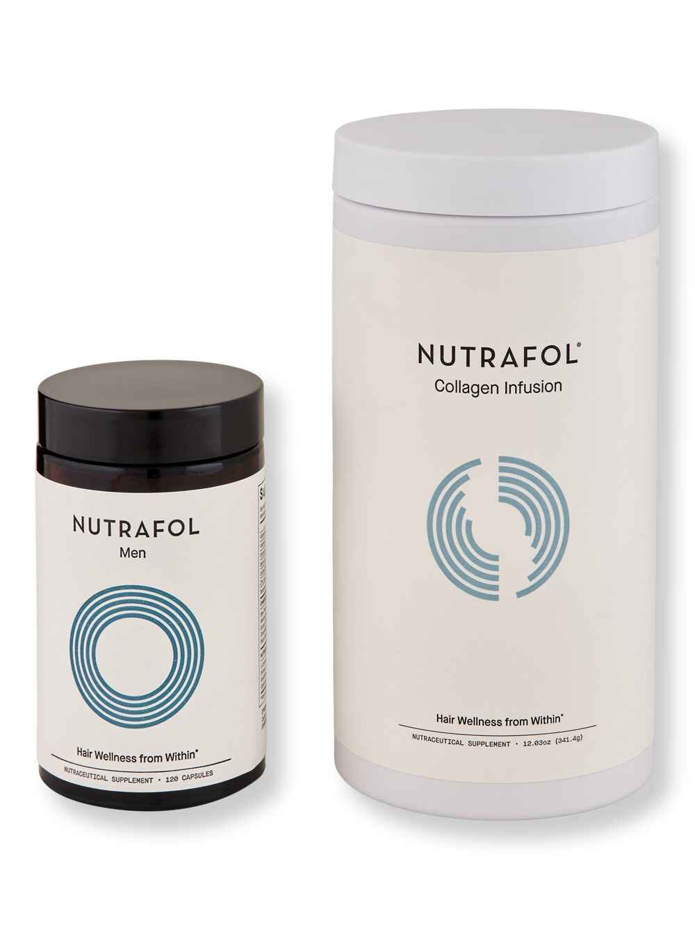 Nutrafol Nutrafol Men 1-month supply & Collagen Infusion 12.03 oz Wellness Supplements 