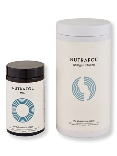 Nutrafol Nutrafol Men Hair Growth Nutraceutical 1-month supply & Collagen Infusion 12.03 oz Wellness Supplements 