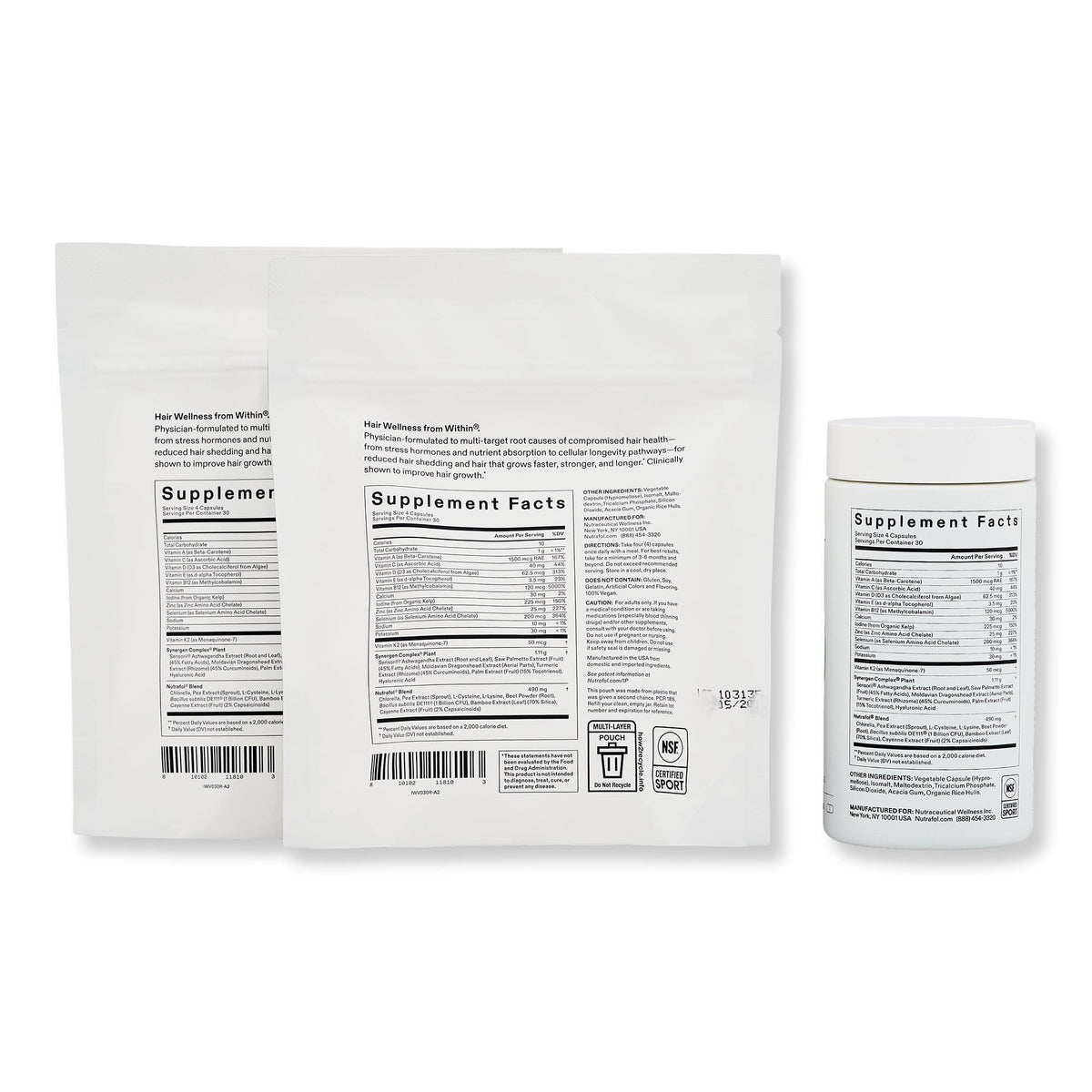 Nutrafol Nutrafol Women's Balance Hair Thinning & Hair Loss 