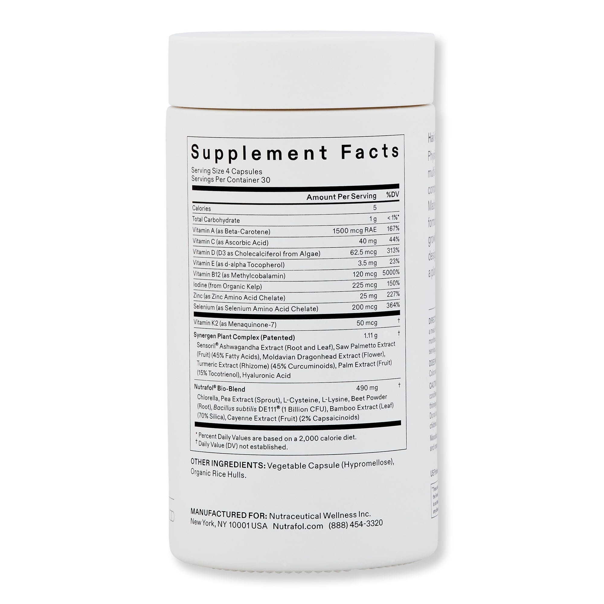 Nutrafol Nutrafol Women's Vegan Wellness Supplements 