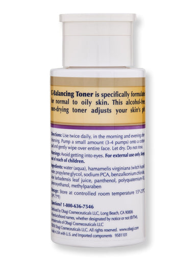 Obagi Obagi C-Balancing Toner 6.7 fl oz 198 ml Toners 