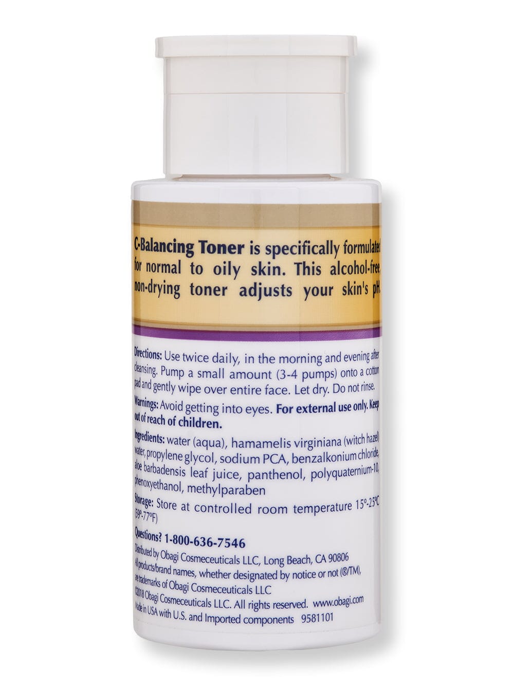 Obagi Obagi C-Balancing Toner 6.7 fl oz 198 ml Toners 