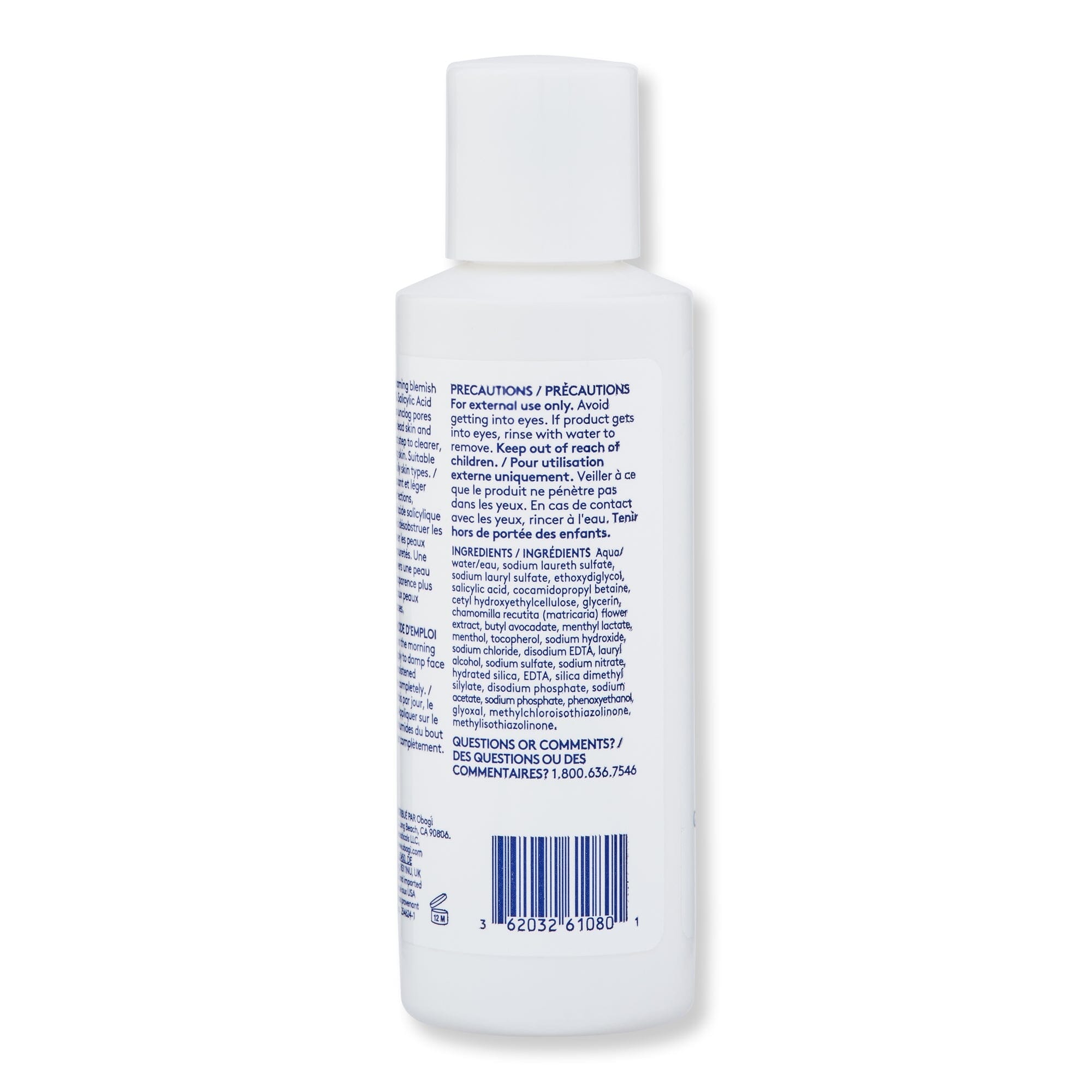 Obagi Obagi Clenziderm MD Daily Care Foaming Cleanser 4 fl oz 118 ml Face Cleansers 