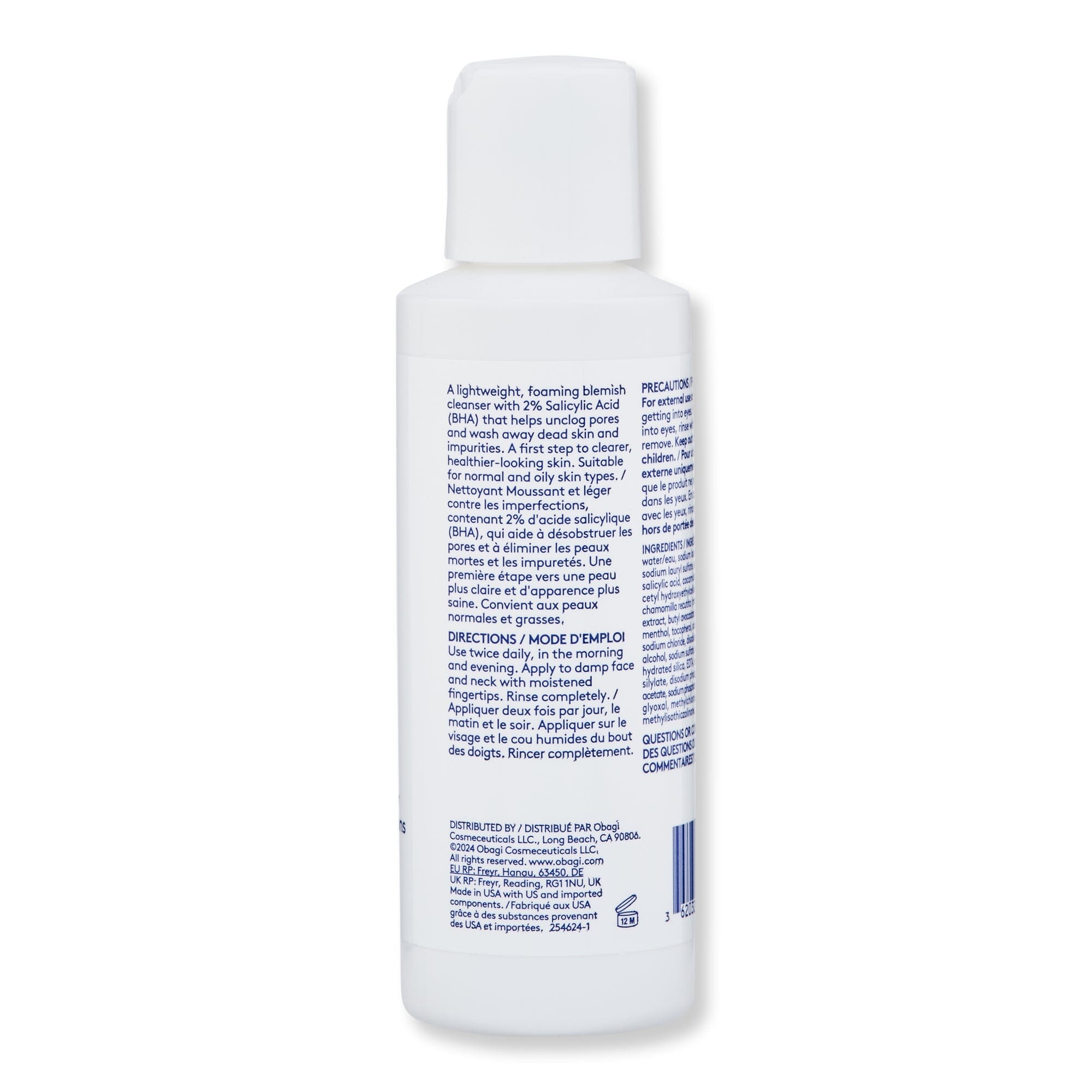 Obagi Obagi Clenziderm MD Daily Care Foaming Cleanser 4 fl oz 118 ml Face Cleansers 