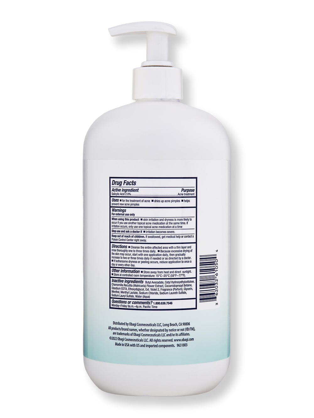 Obagi Obagi Clenziderm MD Daily Care Foaming Cleanser Face Cleansers 