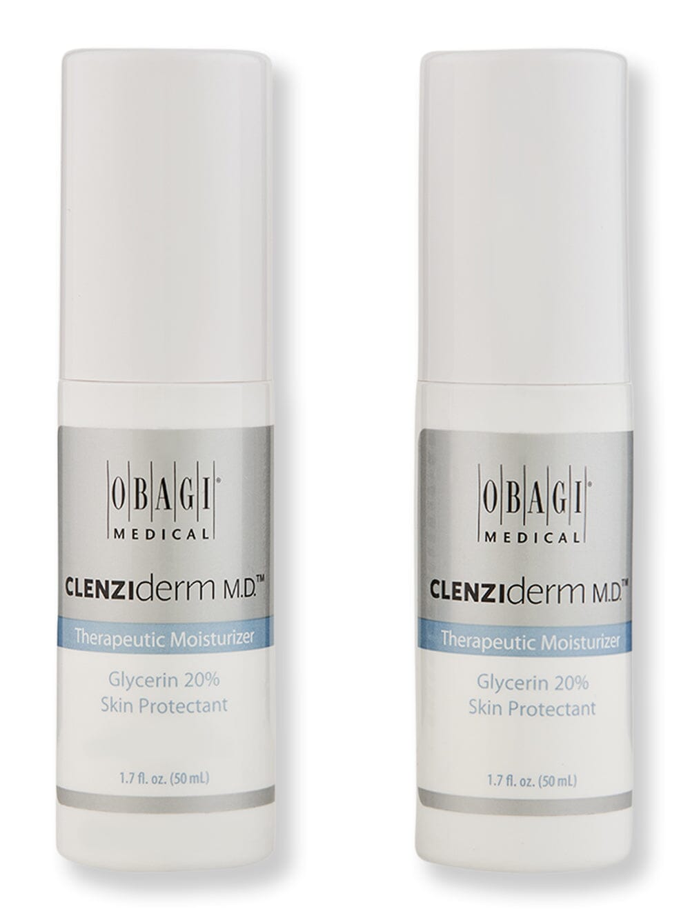 Obagi Obagi Clenziderm M.D. Therapeutic Moisturizer 2 Ct 1.7 fl oz 50 ml Face Moisturizers 