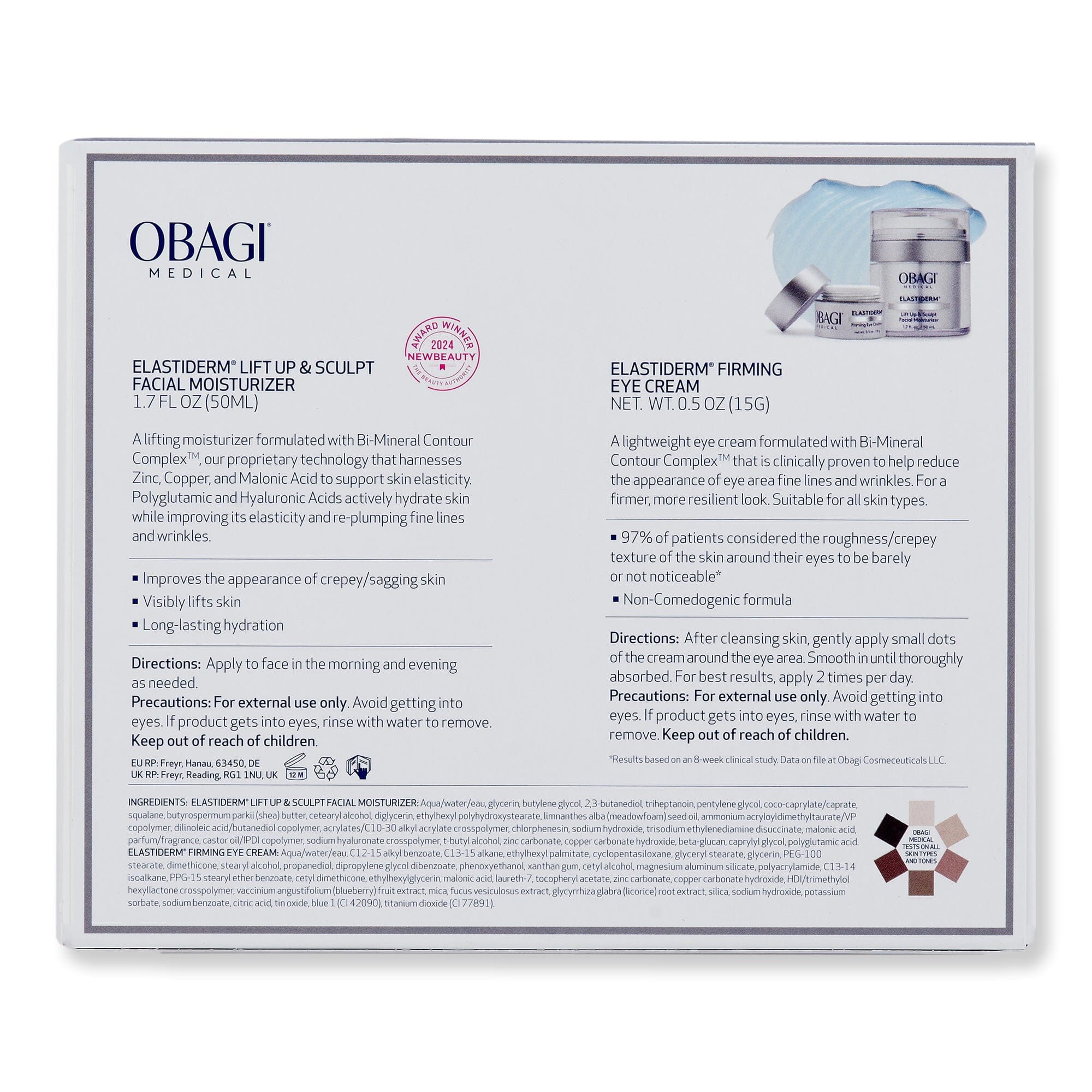 Obagi Obagi Elastiderm Sculpt and Eye Kit Skin Care Kits 