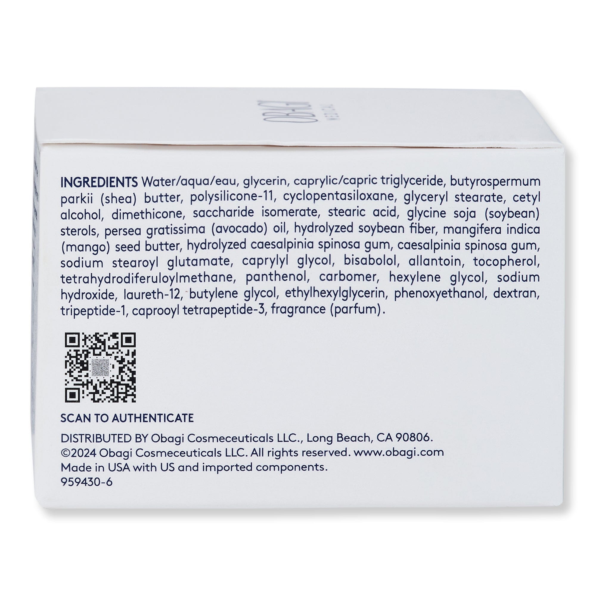 Obagi Obagi Hydrate Luxe Moisture Rich Cream 1.7 oz 48 g Face Moisturizers 