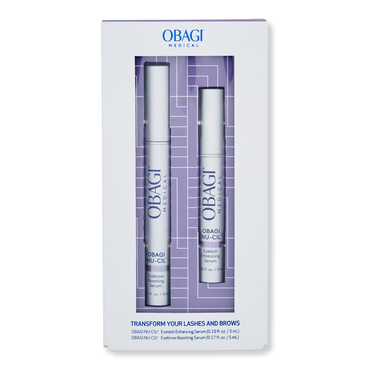 Obagi Obagi Nu-Cil Lash and Brow Serum Set Eyebrow & Eyelash Serums 