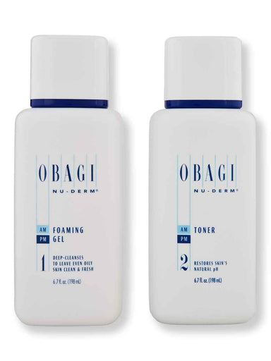 Obagi Obagi Nu-Derm Foaming Gel 6.7 oz & Toner 6.7 oz Skin Care Kits 