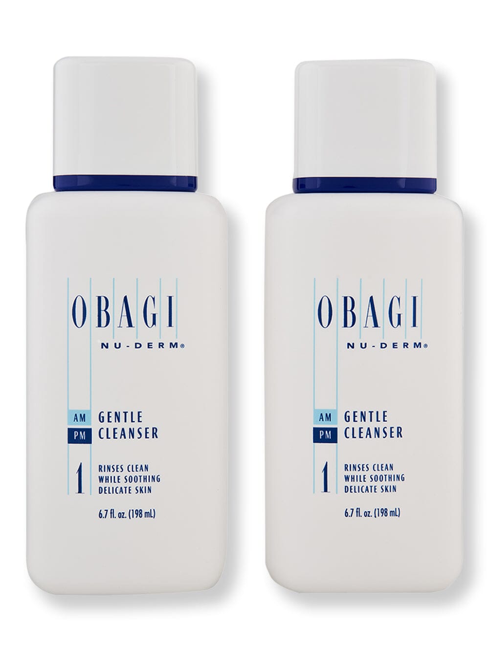 Obagi Obagi Nu-Derm Gentle Cleanser 2 Ct Face Cleansers 6.7 oz 