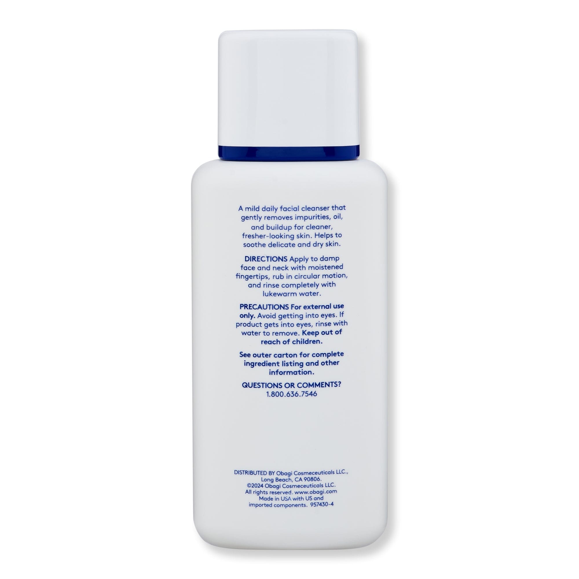 Obagi Obagi Nu-Derm Gentle Cleanser 6.7 fl oz 198 ml Face Cleansers 