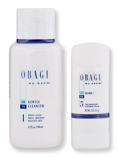 Obagi Obagi Nu-Derm Gentle Cleanser 6.7 oz & Blend Fx 2 oz Skin Care Kits 