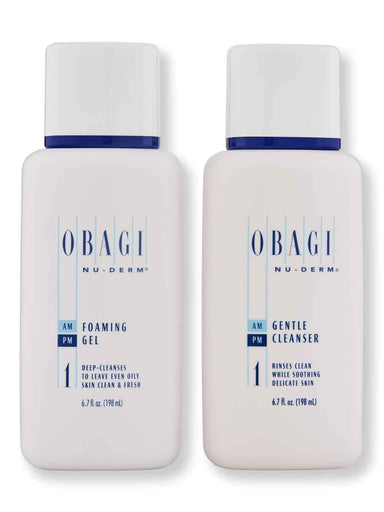 Obagi Obagi Nu-Derm Gentle Cleanser 6.7oz & Foaming Gel 6.7oz Face Cleansers 