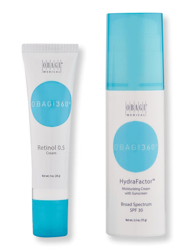 Obagi Obagi Obagi360 HydraFactor Broad Spectrum SPF 30 2.5 oz & Retinol 0.5 1 oz Skin Care Treatments 