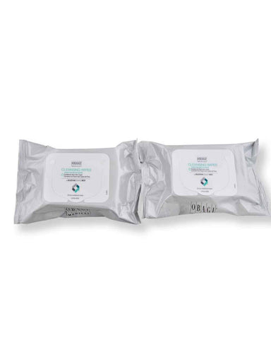 Obagi Obagi On the Go Cleansing and Makeup Removing Wipes 25 Ct Pack of 2 Makeup Removers 