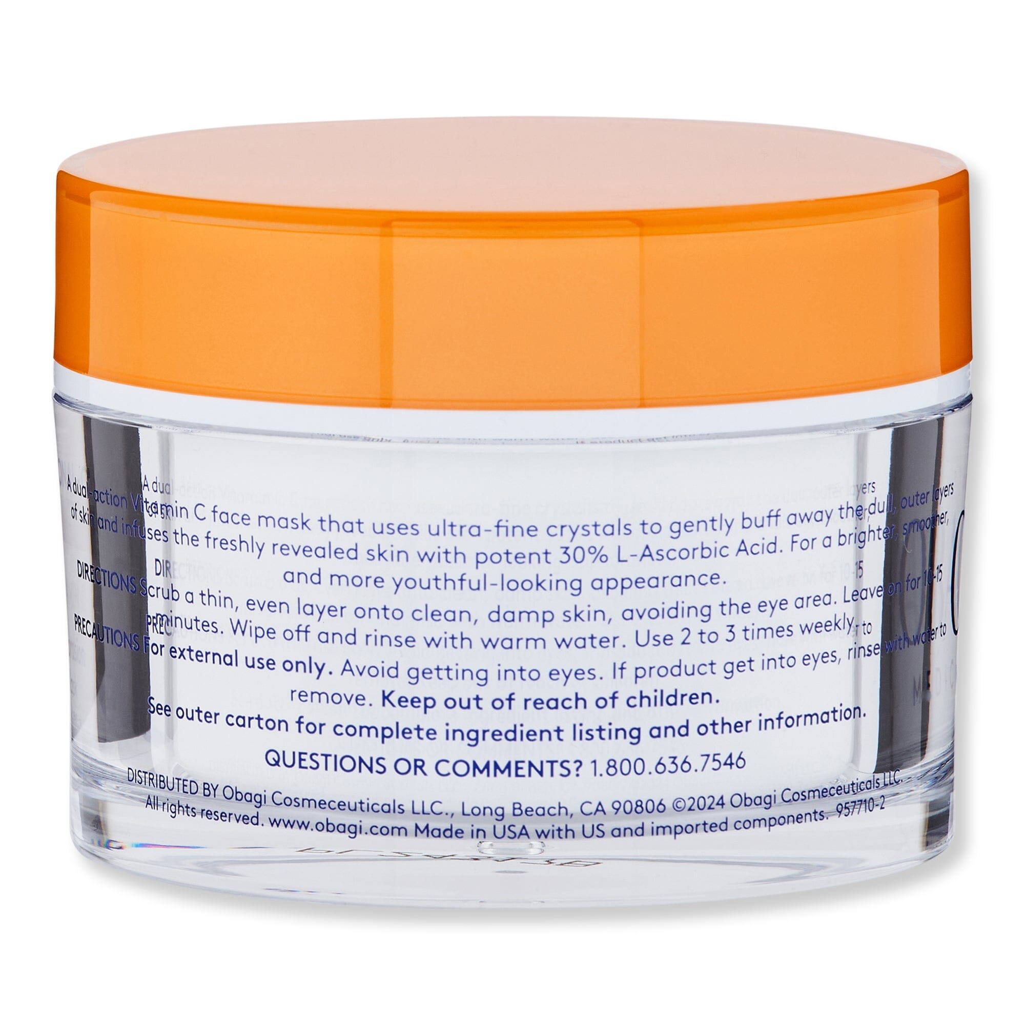 Obagi Obagi Professional-C Microdermabrasion Polish + Mask 2.8 oz Exfoliators & Peels 