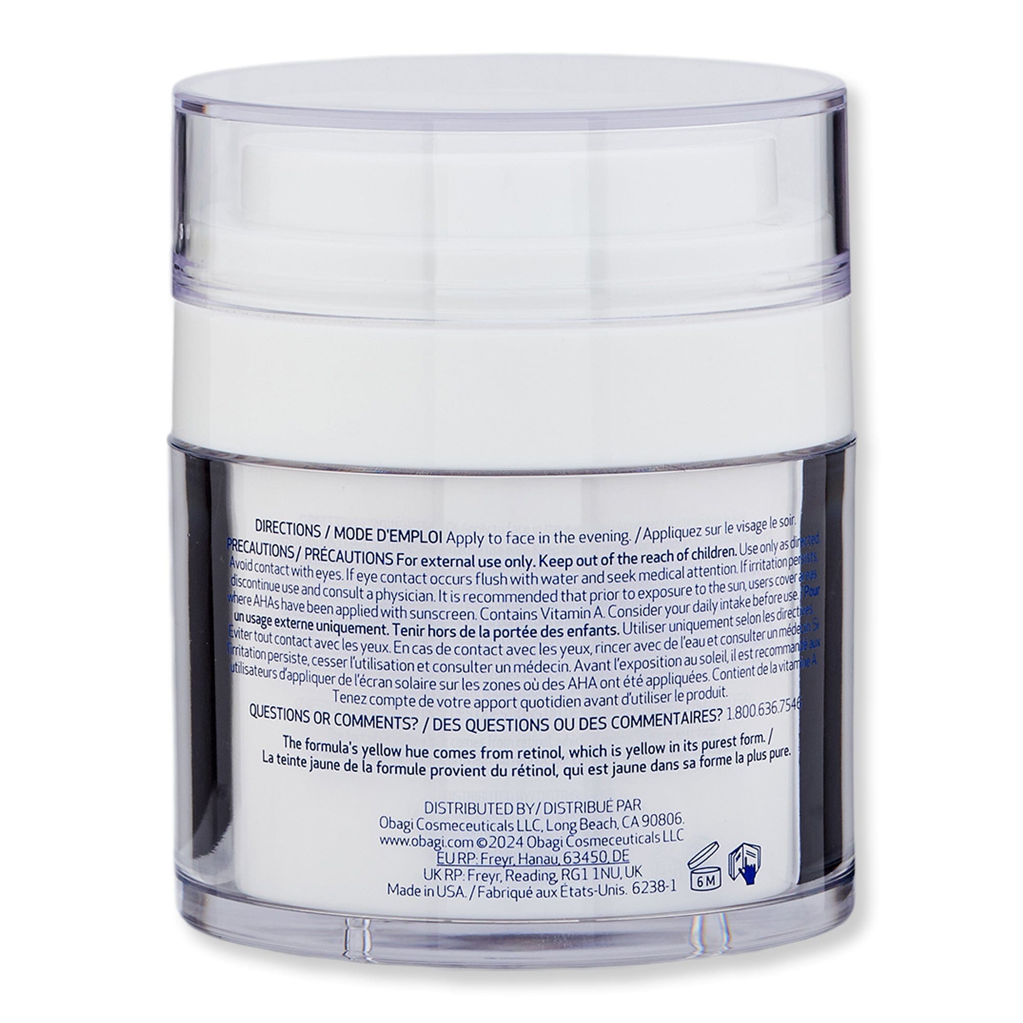 Obagi Obagi Retinol + PHA Refining Night Cream 1.7 fl oz 50 ml Night Creams 