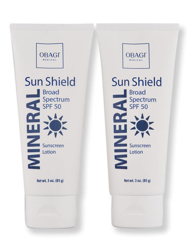 Obagi Obagi Sun Shield Mineral Broad Spectrum SPF 50 2 Ct Body Sunscreens 3 oz 