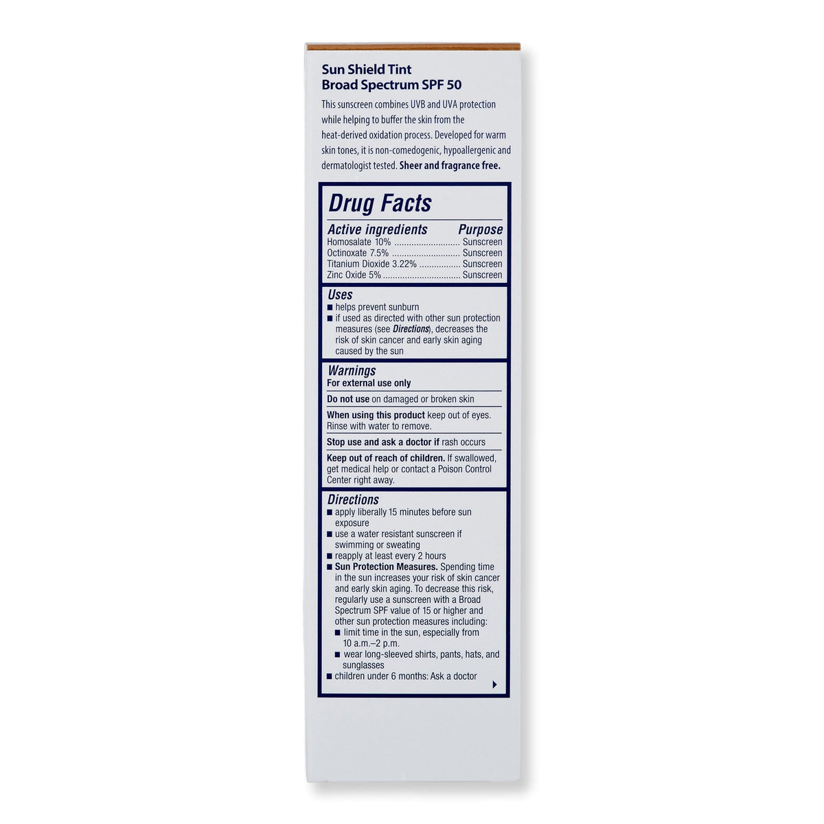 Obagi Obagi Sun Shield Tint Broad Spectrum SPF 50 Warm Face Sunscreens 