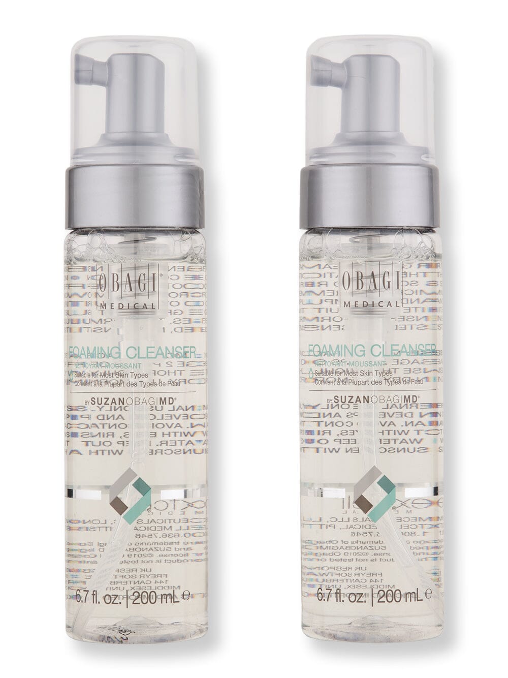 Obagi Obagi SuzanObagiMD Foaming Cleanser 2 Ct Face Cleansers 6.7 fl oz / 200 ml 