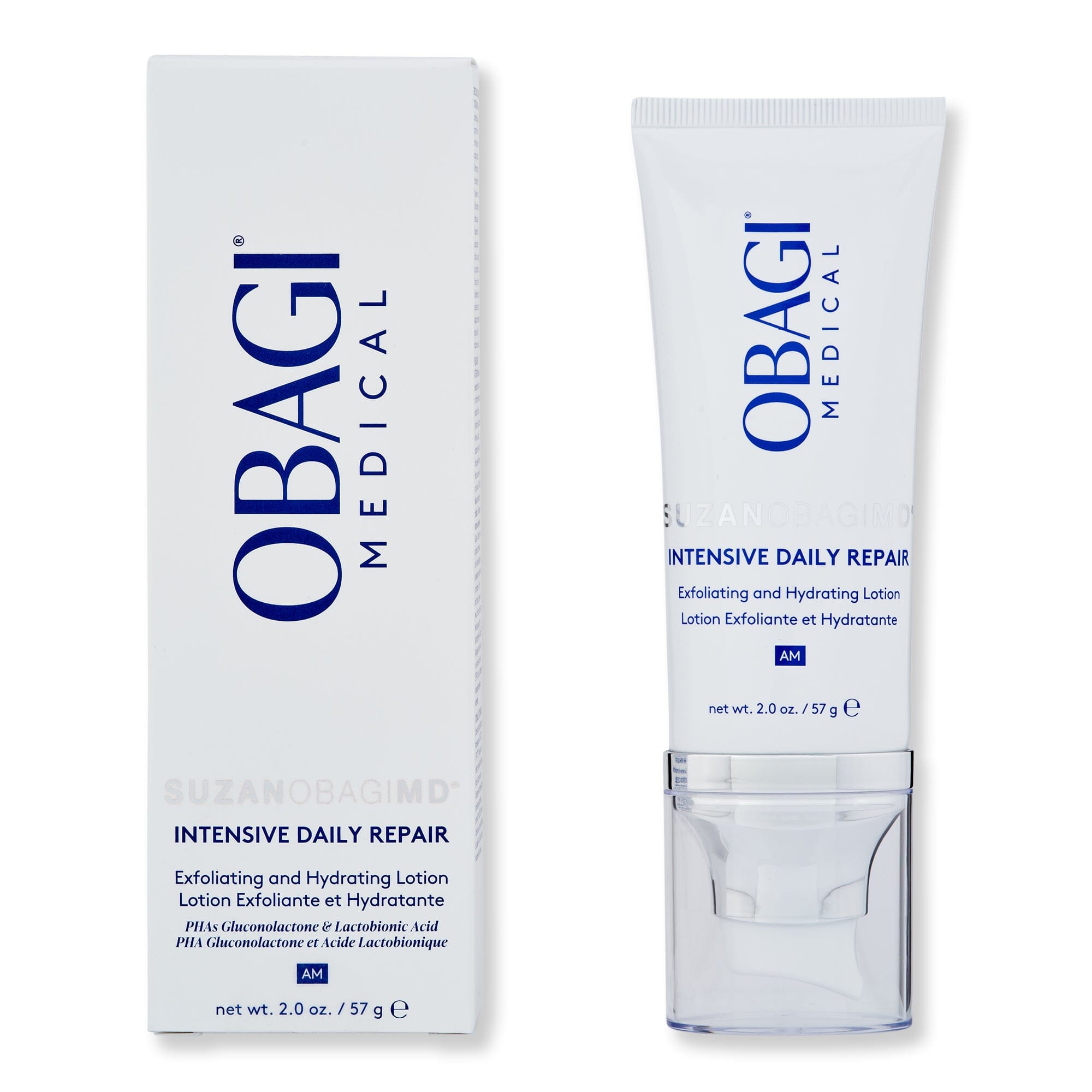 Obagi Obagi SuzanObagiMD Intensive Daily Repair Exfoliating and Hydrating Lotion Face Moisturizers 