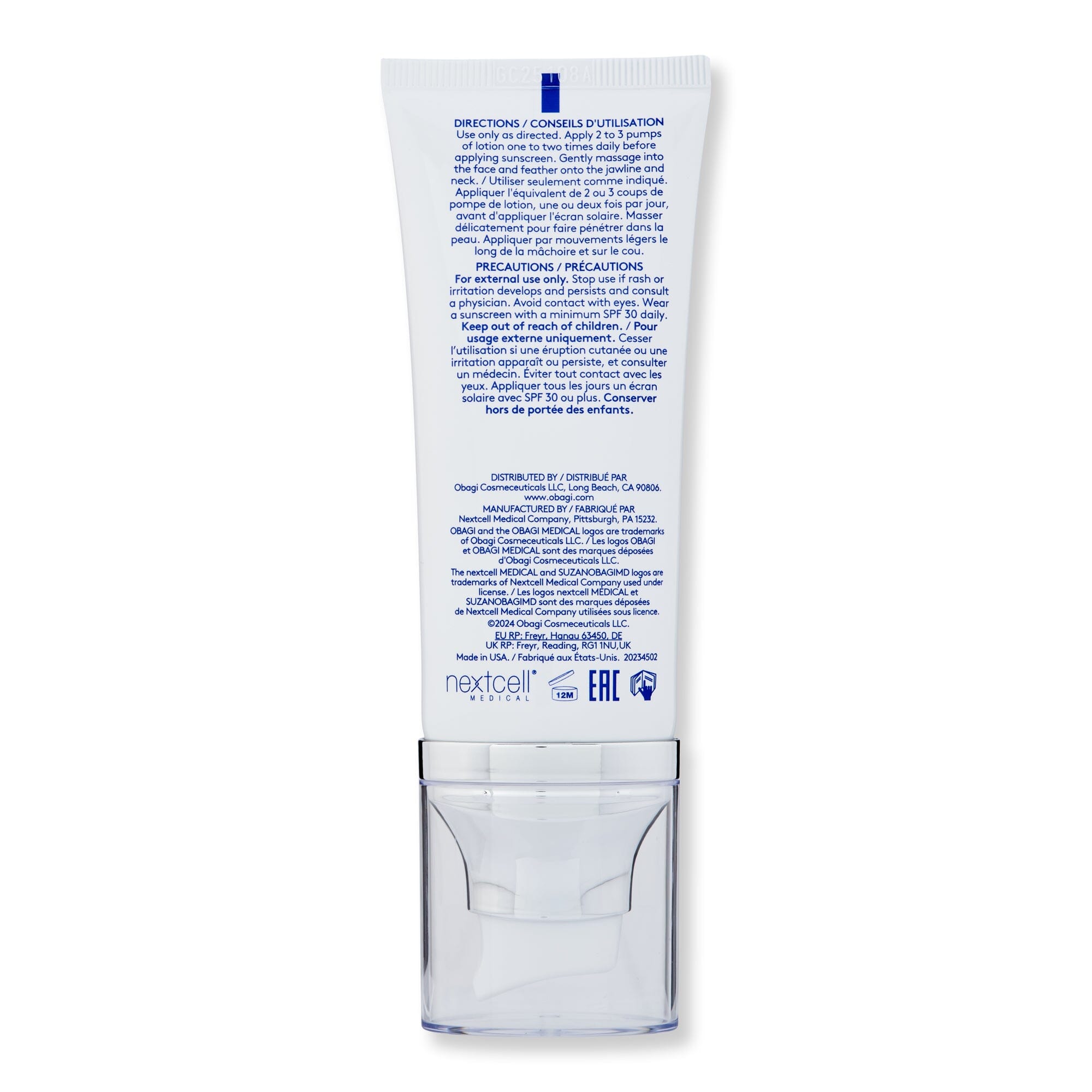 Obagi Obagi SuzanObagiMD Intensive Daily Repair Exfoliating and Hydrating Lotion Face Moisturizers 