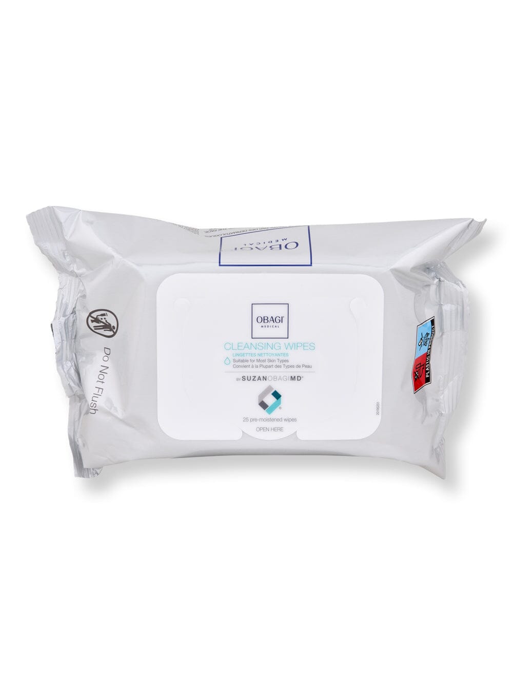 Obagi Obagi SuzanObagiMD On the Go Cleansing and Makeup Removing Wipes Makeup Removers 25 Ct 