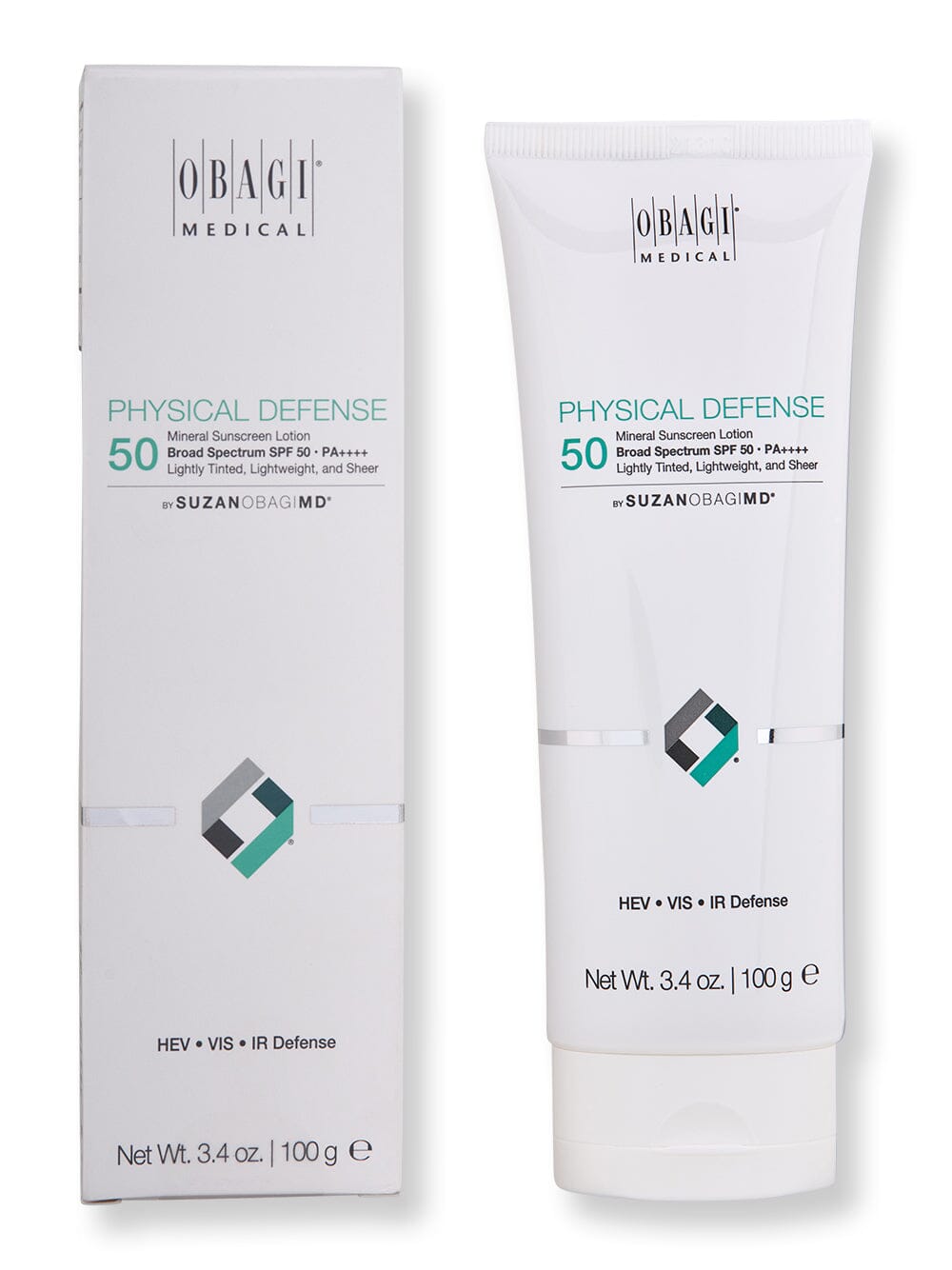 Obagi Obagi SuzanObagiMD Physical Defense Tinted SPF 50 3.4 oz Body Sunscreens 