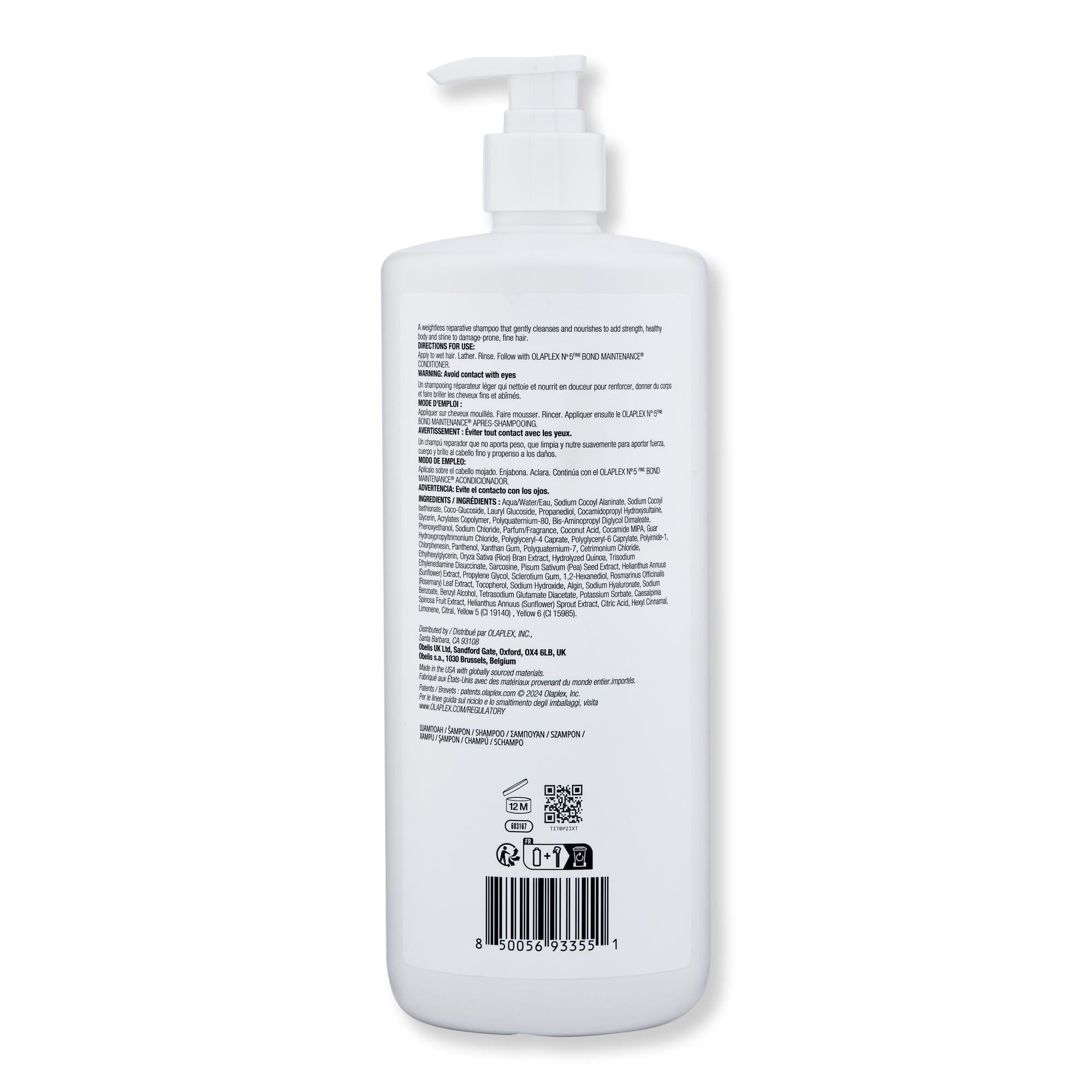 Olaplex Olaplex No.4Fine Bond Maintenance Shampoo 33.8 oz 1000 ml Shampoos 